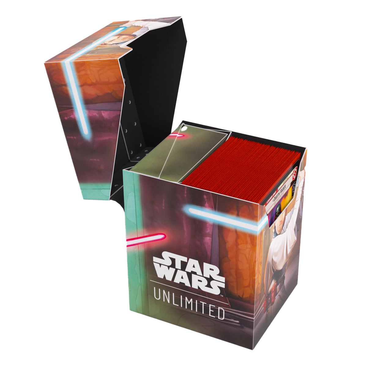 Gamegenic Star Wars Unlimited Soft Crate Deck Box - Obi-Wan Kenobi/Darth Maul - Deck Boxes - 4