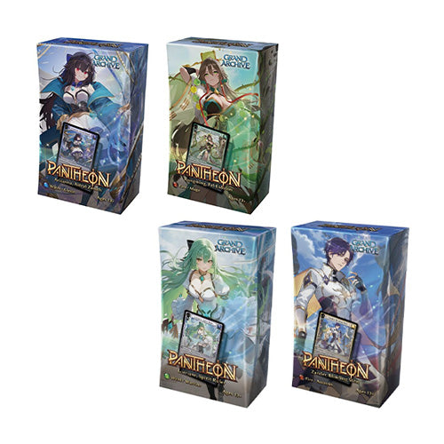 Grand Archive TCG Radiant Origins Pantheon Deck (Set of 4) - Trading Card Games