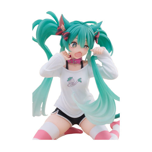 Hatsune Miku Desktop Cute Figure (Cat Ear T Shirt Version) (re-run) - Statues & Figures - 6