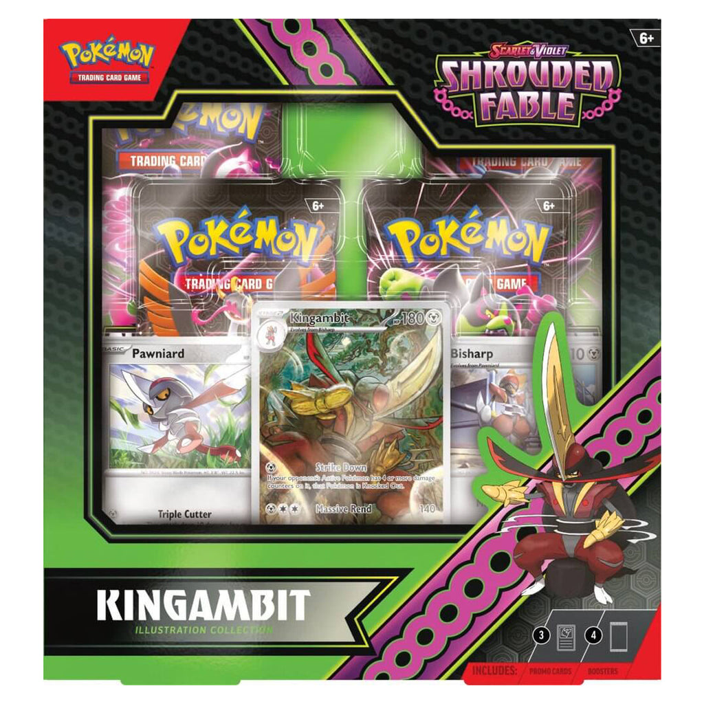 Scarlet & Violet Shrouded Fable Kingambit Illustration Collection POKEMON TCG - Trading Card Games - 2
