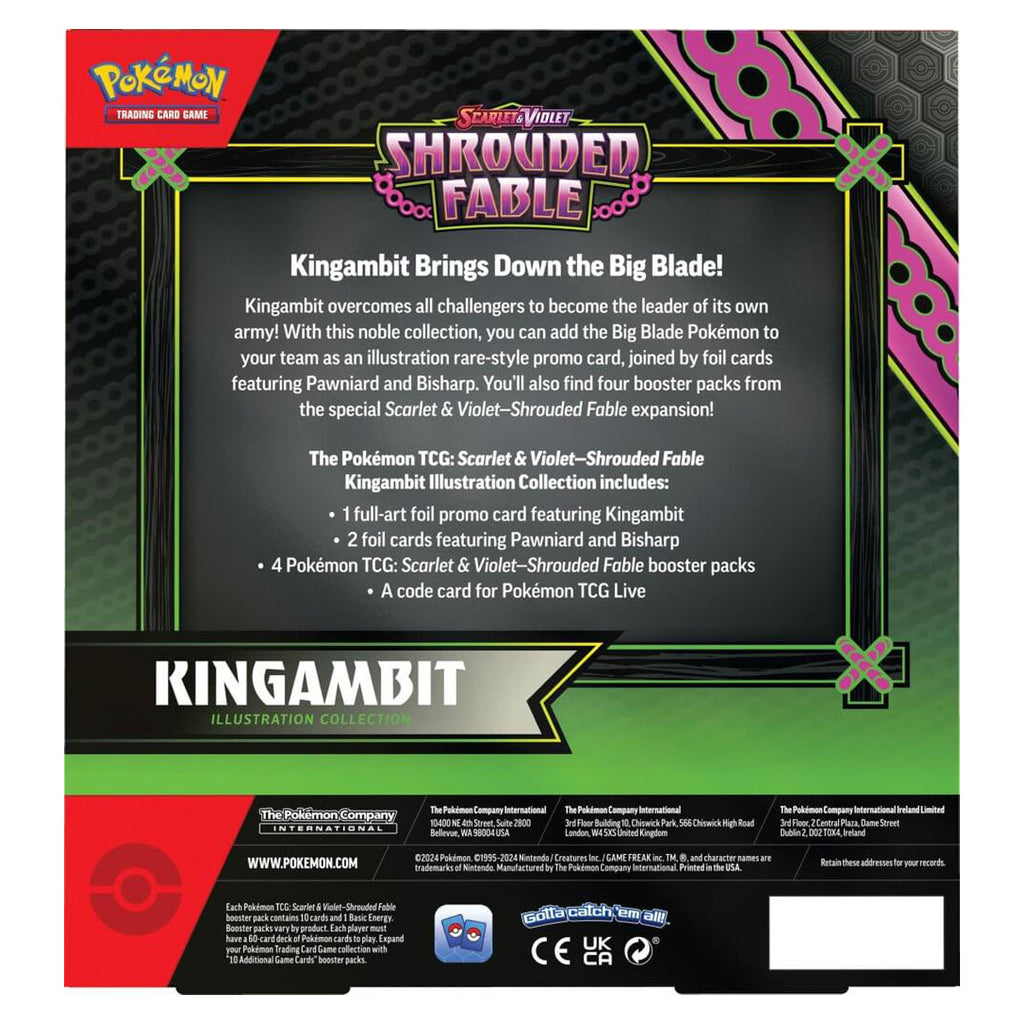 Scarlet & Violet Shrouded Fable Kingambit Illustration Collection POKEMON TCG - Trading Card Games - 3