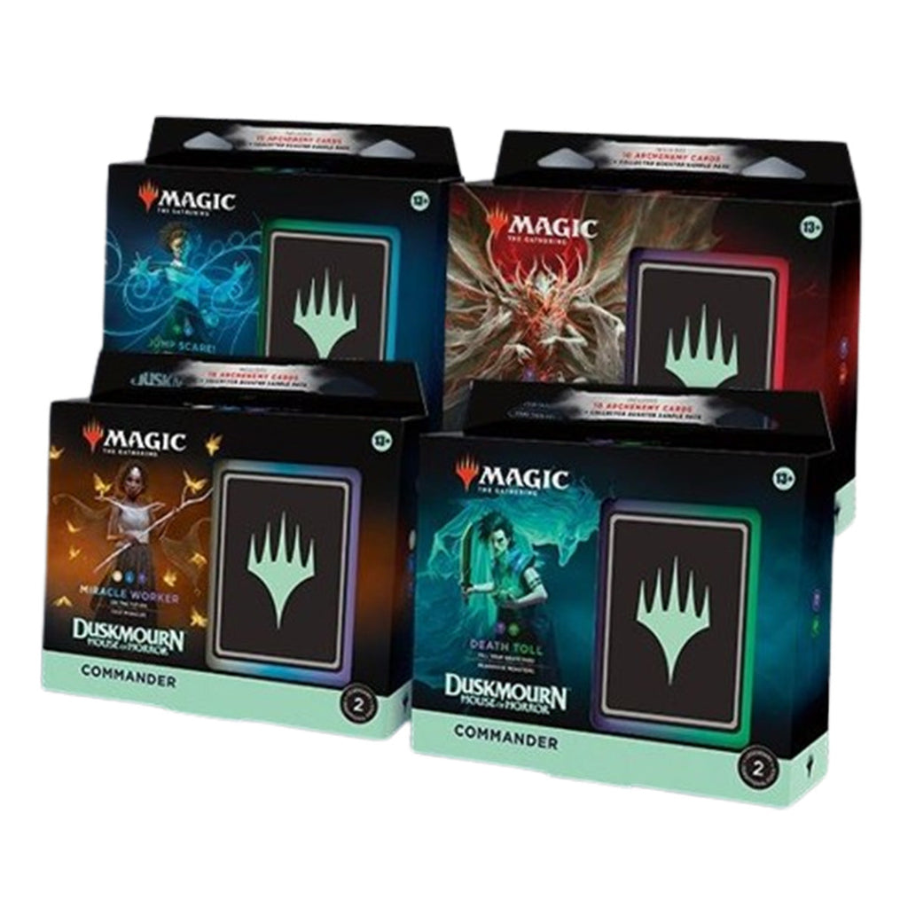 Magic Duskmourn House of Horror Commander Decks (Set of 4) - Trading Card Games