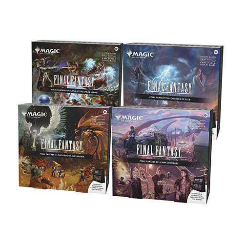 Magic Final Fantasy Holiday Release Scene Box (Set of 4) - Trading Card Games