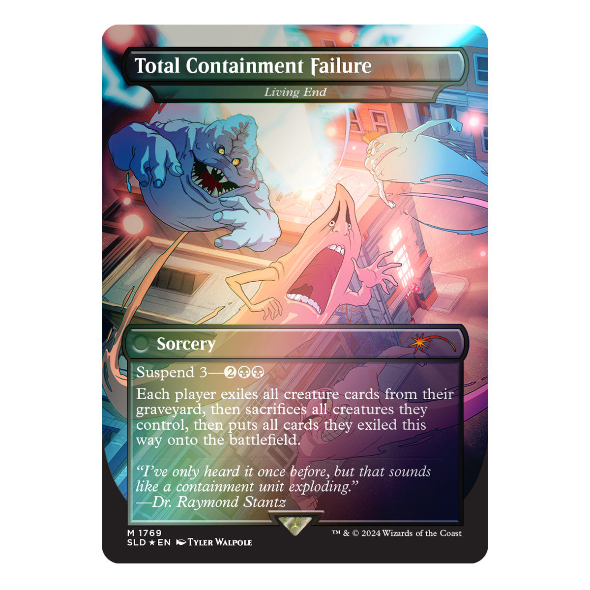 Magic Secret Lair Camp Totally Safe Drop Ghostbusters: The Real Ghostbusters Foil Edition - Trading Card Games - 3