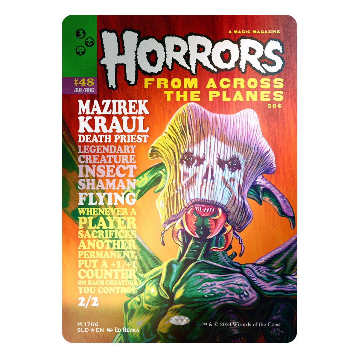 Magic Secret Lair Camp Totally Safe Drop Monstrous Magazines Foil Edition - Trading Card Games - 5