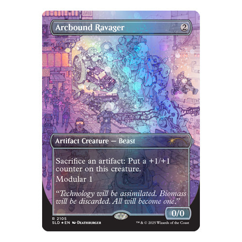Magic Secret Lair Chaos Vault Deathburger Galaxy Foil Edition - Trading Card Games - 5