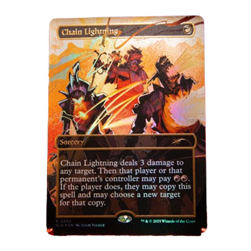 Magic Secret Lair EVERYTHING IS ON FIRE Raised Foil Edition - Trading Card Games - 2