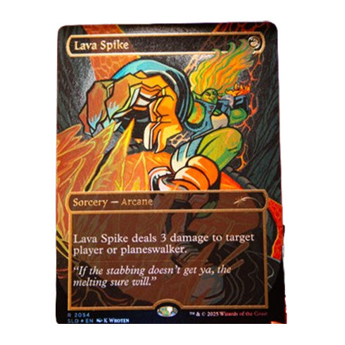 Magic Secret Lair EVERYTHING IS ON FIRE Raised Foil Edition - Trading Card Games - 4