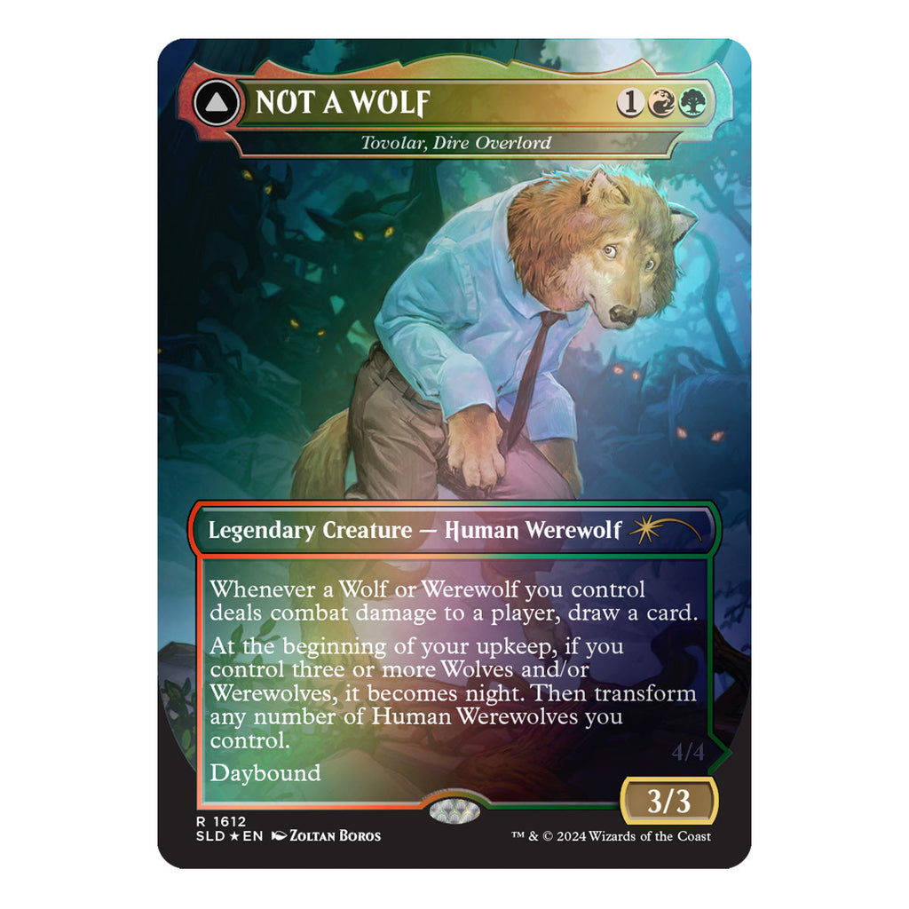 Magic Secret Lair Featuring Not a Wolf Foil Edition - Trading Card Games - 7
