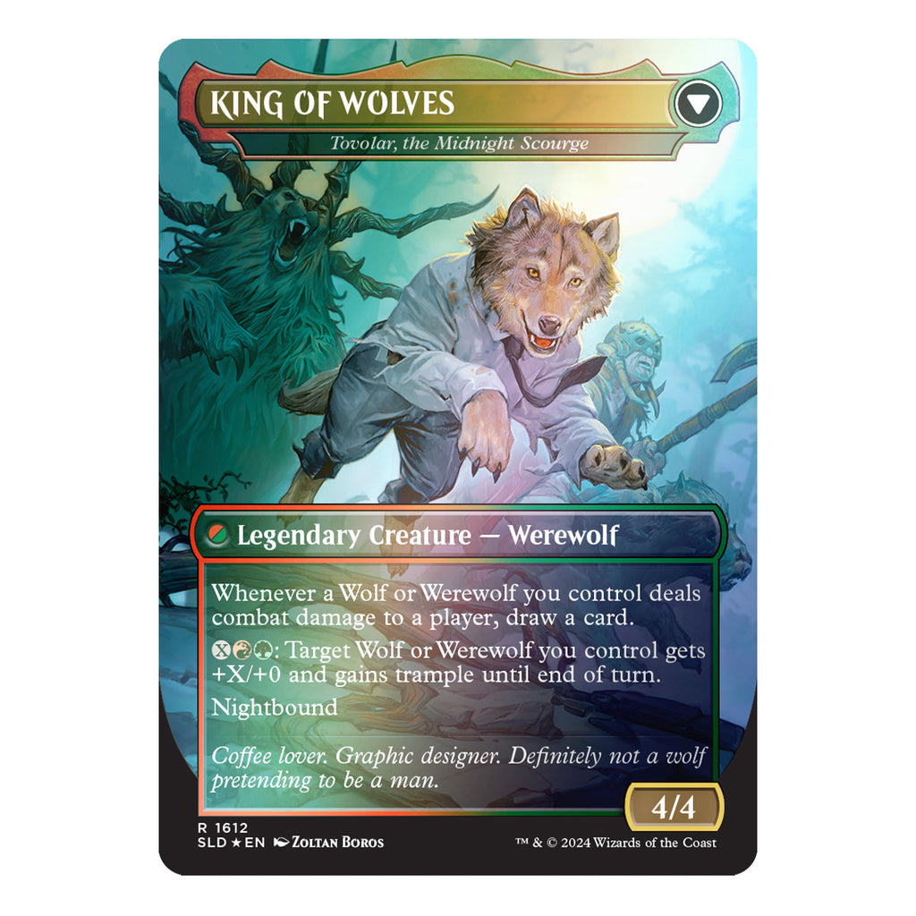 Magic Secret Lair Featuring Not a Wolf Foil Edition - Trading Card Games - 8