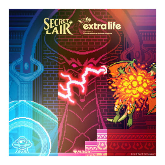 Magic Secret Lair Pixel Perfect Extra Life 2024 Foil Edition - Trading Card Games