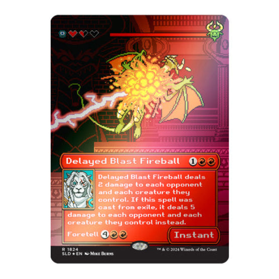 Magic Secret Lair Pixel Perfect Extra Life 2024 Foil Edition - Trading Card Games - 5