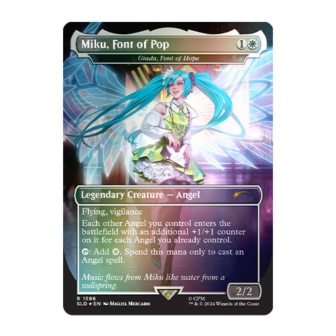 Magic Secret Lair x Hatsune Miku Winter Diva EN Foil Edition Super Winter Drop 2025 - Trading Card Games - 2