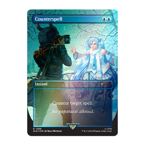 Magic Secret Lair x Hatsune Miku Winter Diva EN Foil Edition Super Winter Drop 2025 - Trading Card Games - 4