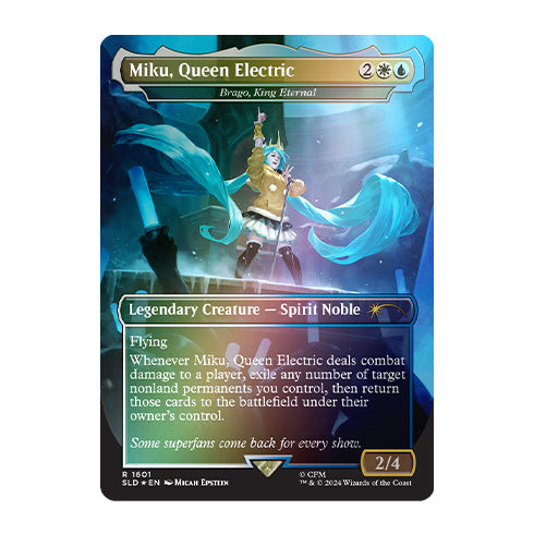 Magic Secret Lair x Hatsune Miku Winter Diva EN Foil Edition Super Winter Drop 2025 - Trading Card Games - 6