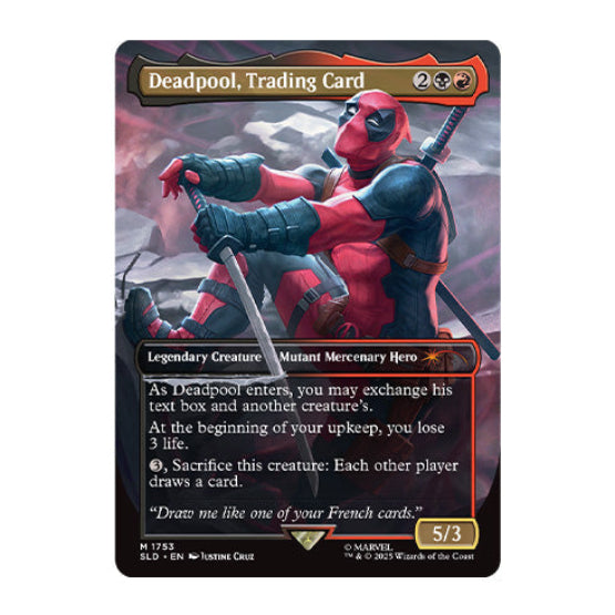 Magic Secret Lair x Marvel's Deadpool NON-Foil Edition - Trading Card Games - 2