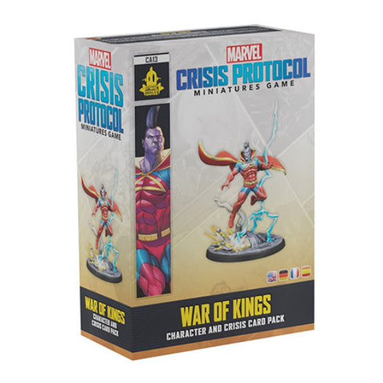 Marvel Crisis Protocol War of Kings Character and Crisis Card Pack - Board Games