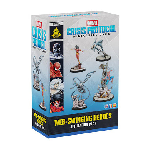 Marvel Crisis Protocol Web-Swinging Heroes Affiliation Pack - Miniatures
