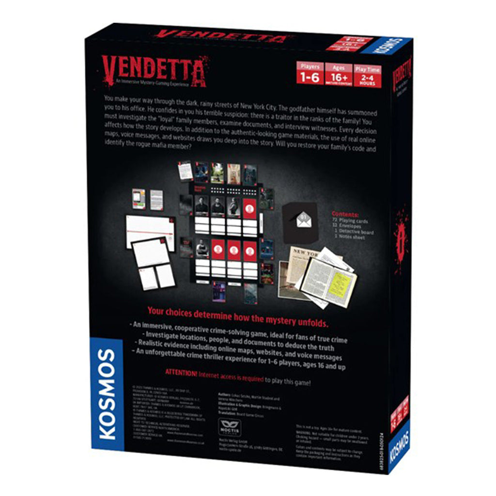 Masters of Crime Vendetta - Board Games - 2