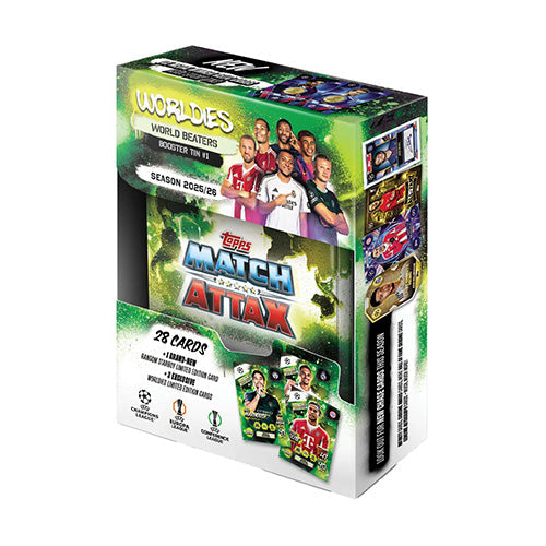 Match Attax UEFA Club Competitions 2025/2026 Edition Mini Tin (Set of 4) - Sports Cards - 2