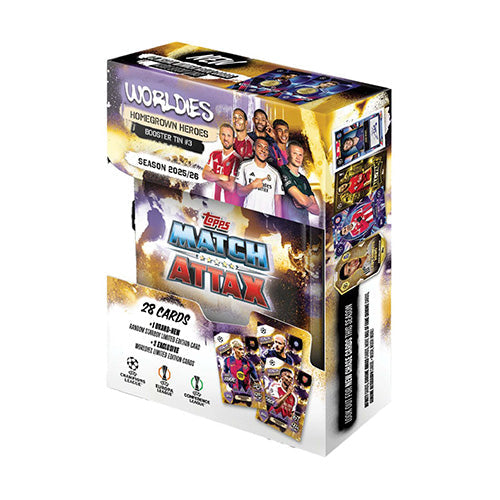 Match Attax UEFA Club Competitions 2025/2026 Edition Mini Tin (Set of 4) - Sports Cards - 5