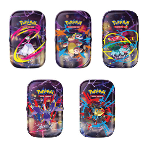 Mega Heroes Mini Tin (Set of 5) Pokemon TCG - Trading Card Games