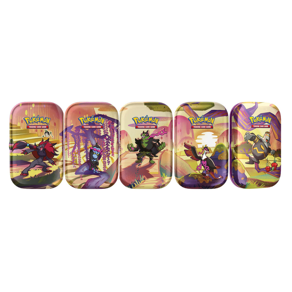 Scarlet & Violet Shrouded Fable Mini Tins (Set of 5) POKEMON TCG - Trading Card Games