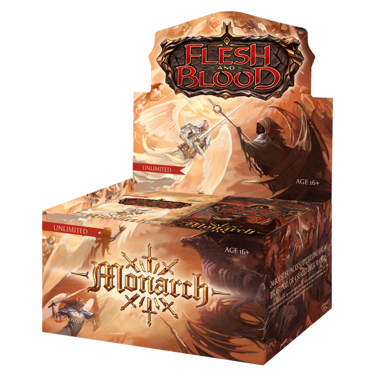 Monarch Unlimited Edition Booster Box Flesh and Blood - Trading Card Games