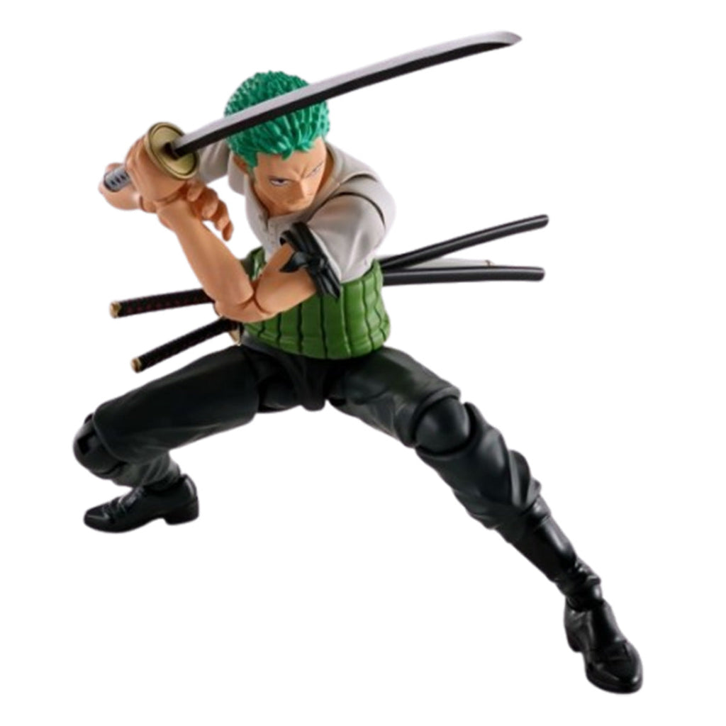 ONE PIECE - S.H.FIGUARTS - RORONOA ZORO (ROMANCE DAWN) - Statues & Figures - 6