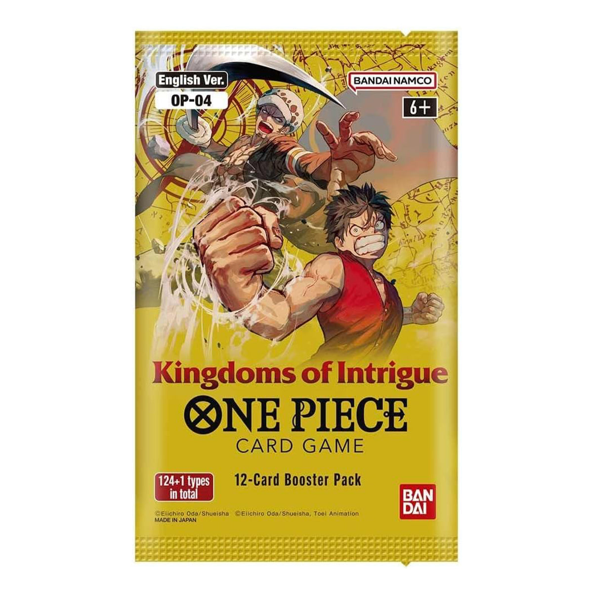 One Piece Card Game Kingdoms of Intrigue OP-04 Single Booster Pack - Trading Card Games
