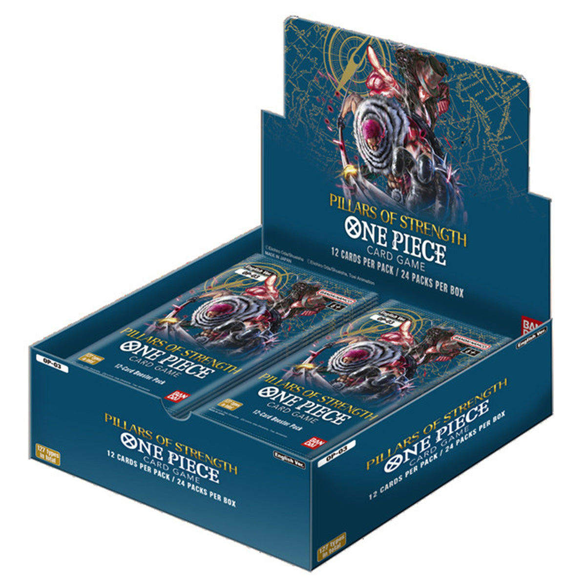 One Piece Card Game Pillars of Strength OP-03 Booster Box - Trading Card Games