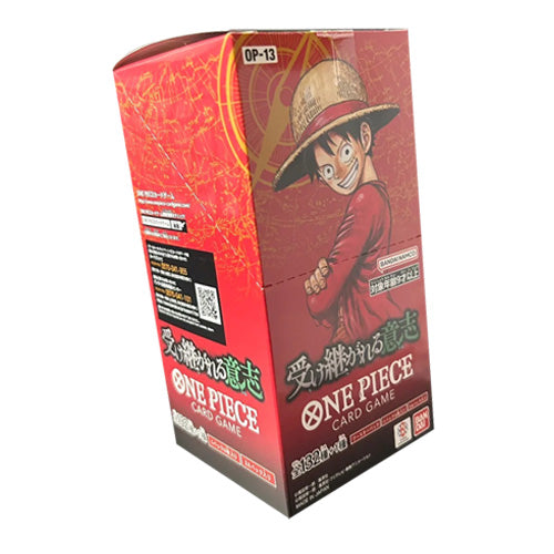 One Piece Card Game Carrying On His Will OP-13 Booster Box Japanese - Trading Card Games