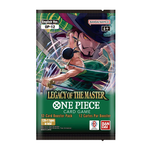 One Piece Card Game OP-12 Legacy Of The Master Single Booster Pack - Trading Card Games