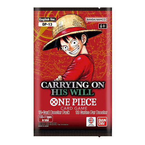 One Piece Card Game OP-13 Carrying On His Will Booster Pack - Trading Card Games