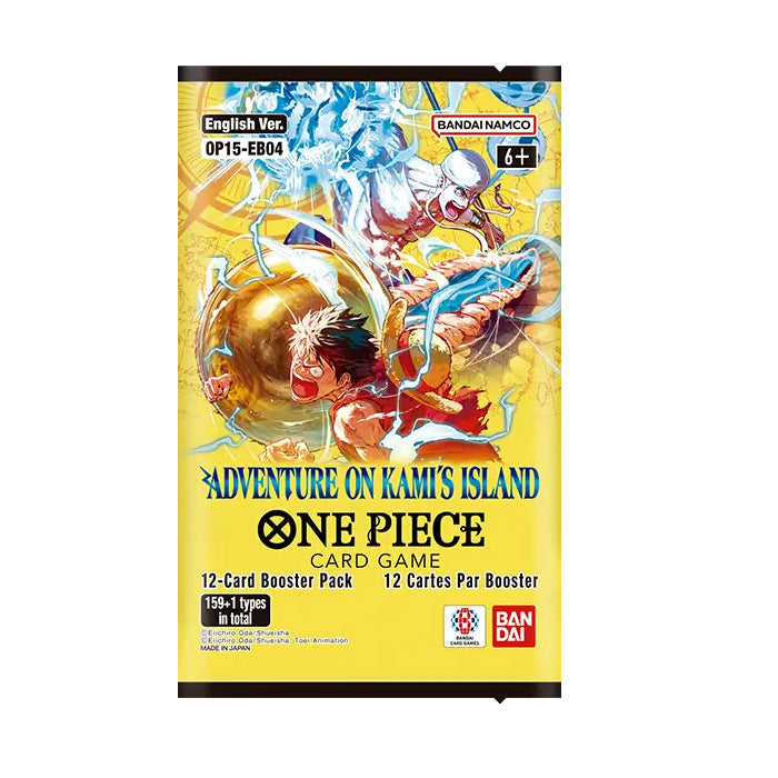 One Piece Card Game OP-15 Adventure on Kami's Island Single Booster Pack - Trading Card Games