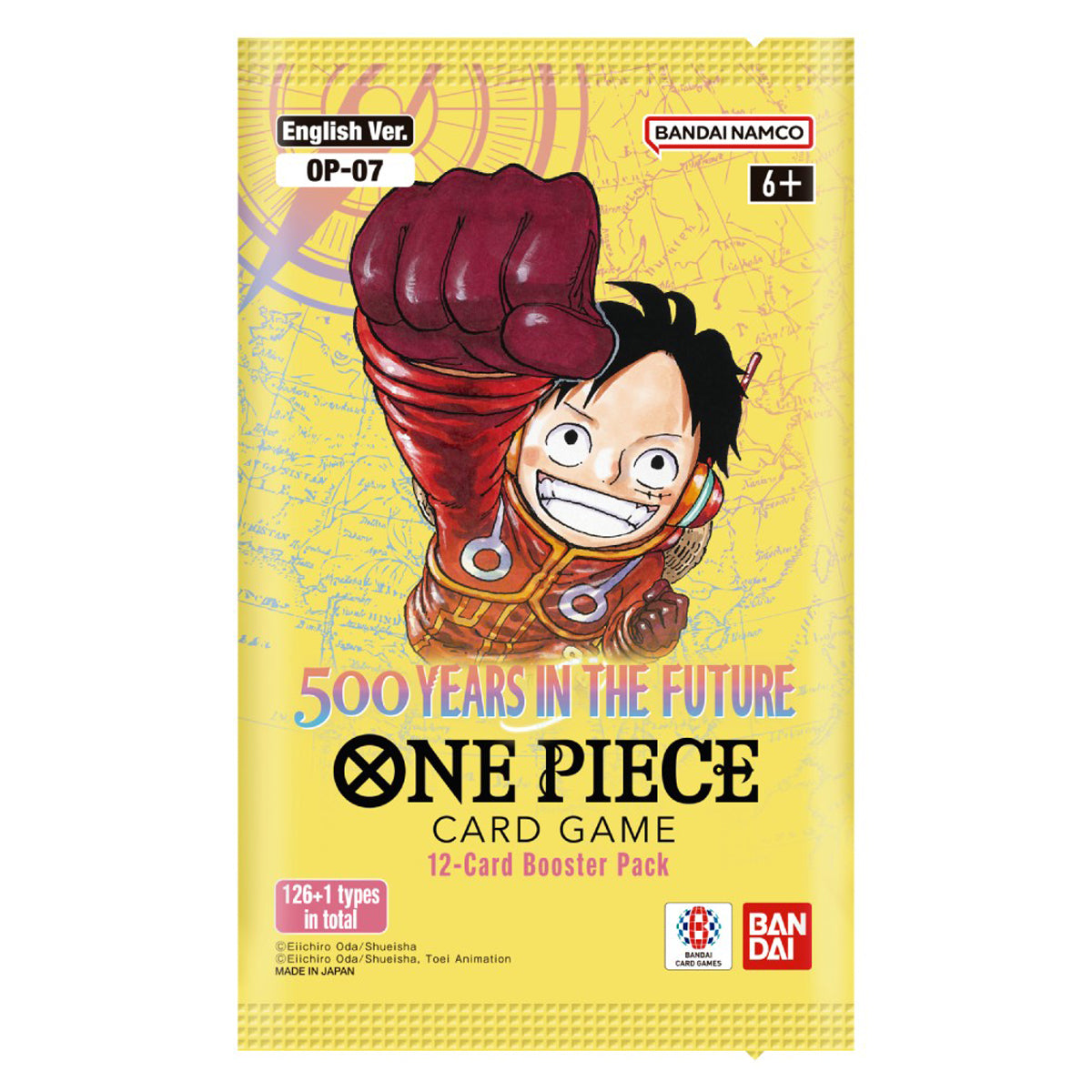 One Piece Card Game 500 Years in the Future OP-07 Single Booster Pack - Trading Card Games