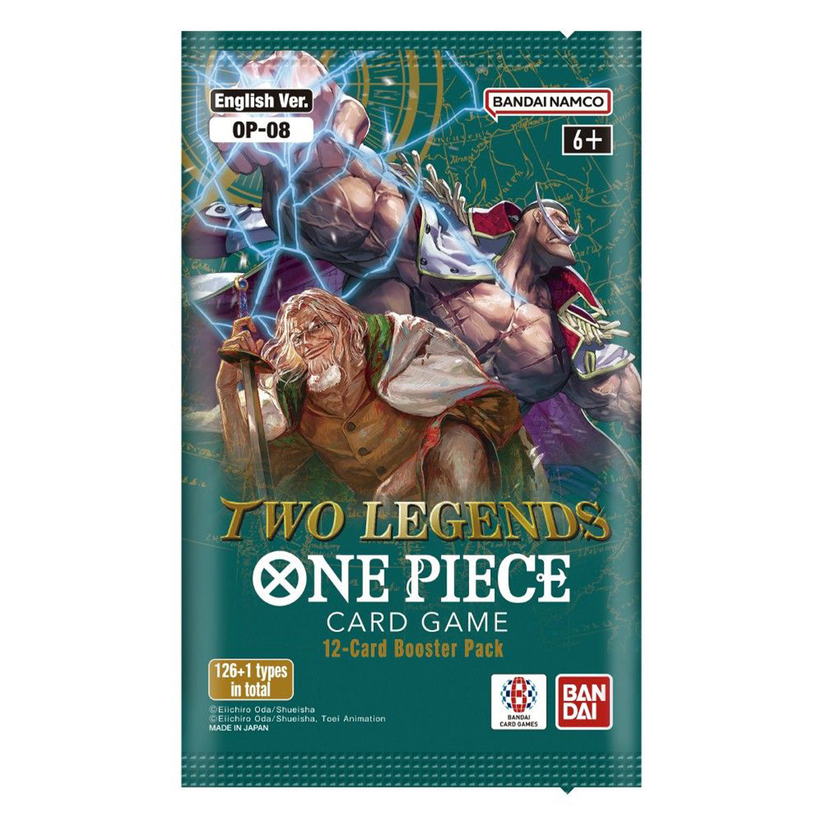 One Piece Card Game Two Legends OP-08 Single Booster Pack - Trading Card Games