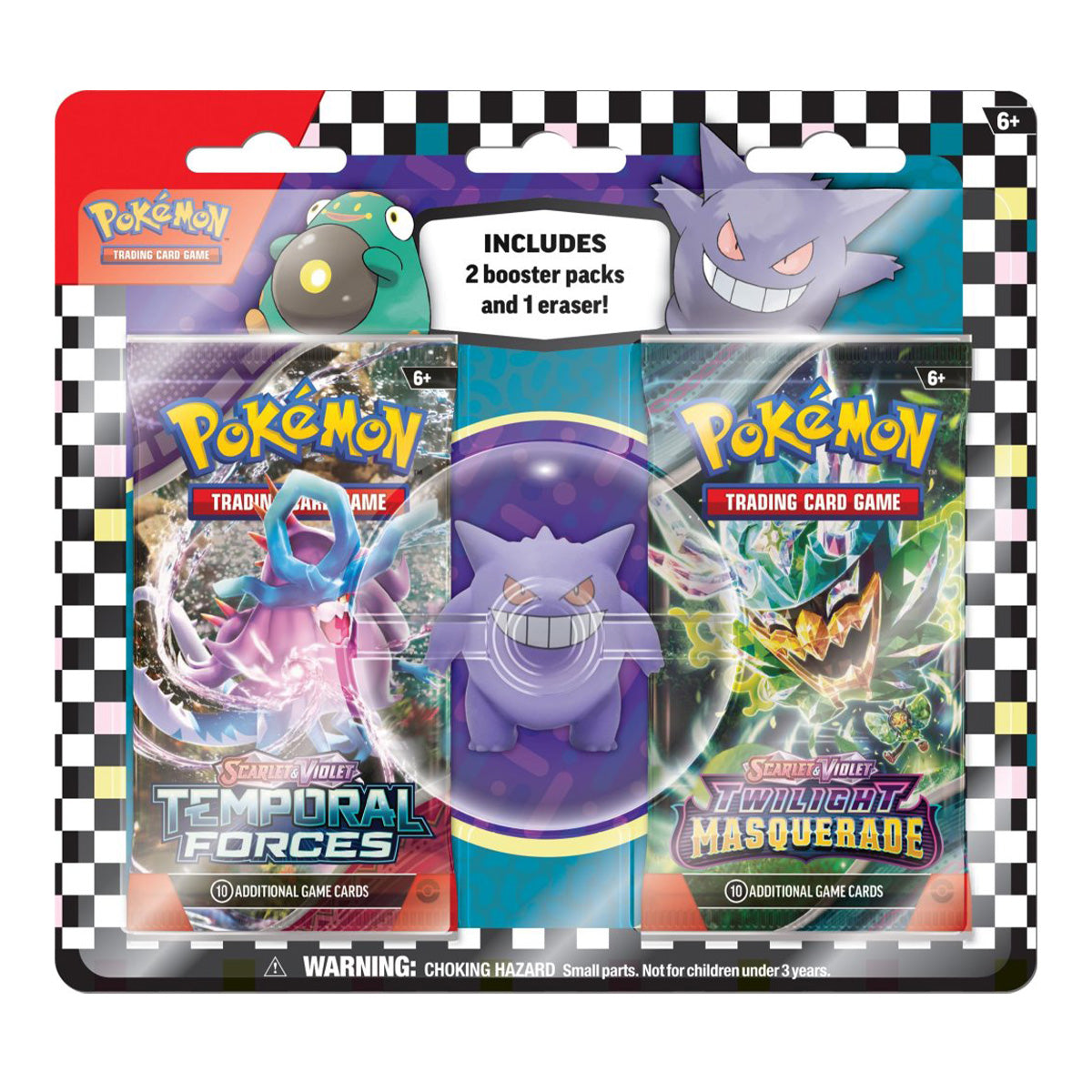 POKEMON TCG Eraser Blister 2024 - Trading Card Games