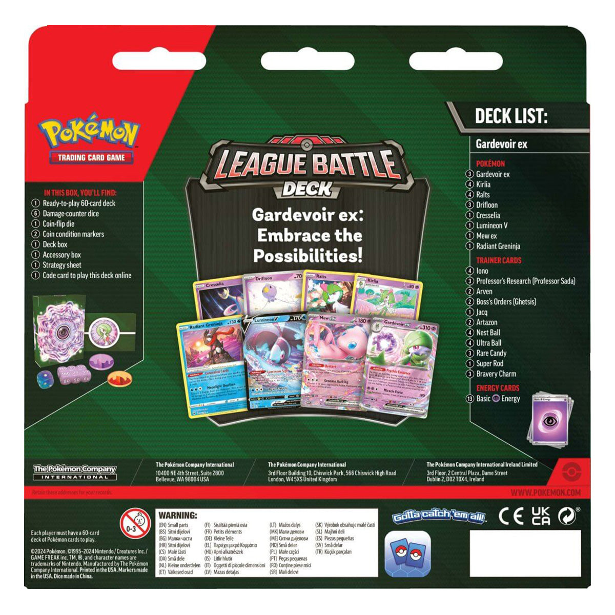 POKEMON TCG Gardevoir ex League Battle Deck - Trading Card Games - 3