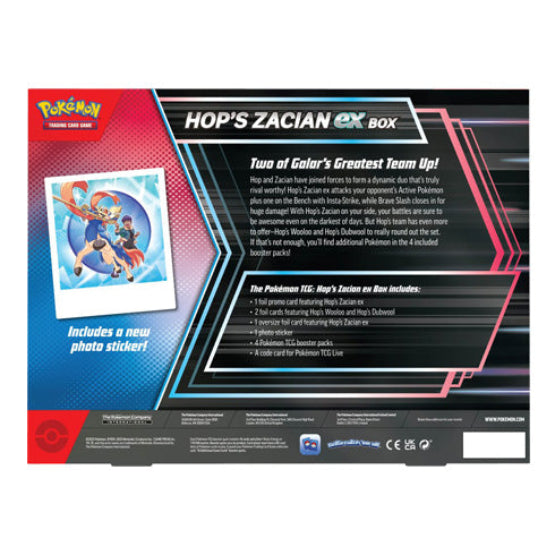 Hop's Zacian ex Box POKEMON TCG - Trading Card Games - 3