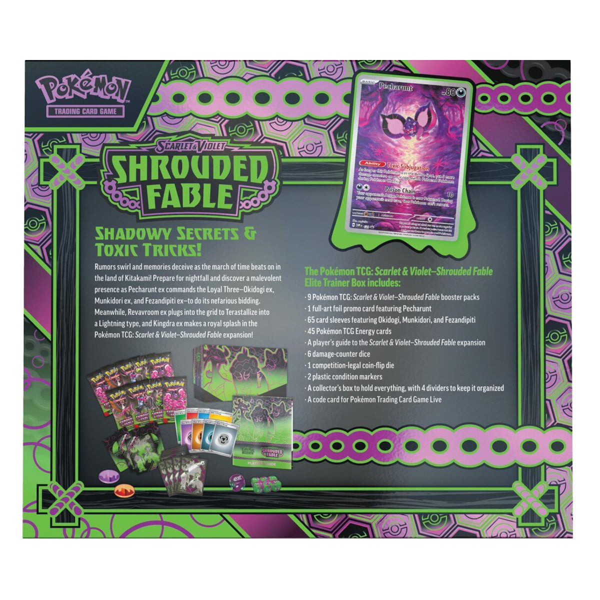 Scarlet & Violet Shrouded Fable Elite Trainer Box POKEMON TCG - Trading Card Games - 3