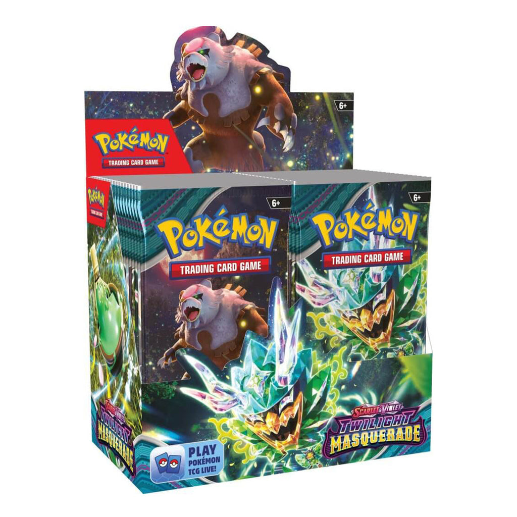 POKEMON TCG Scarlet & Violet Twilight Masquerade Booster Box - Trading Card Games