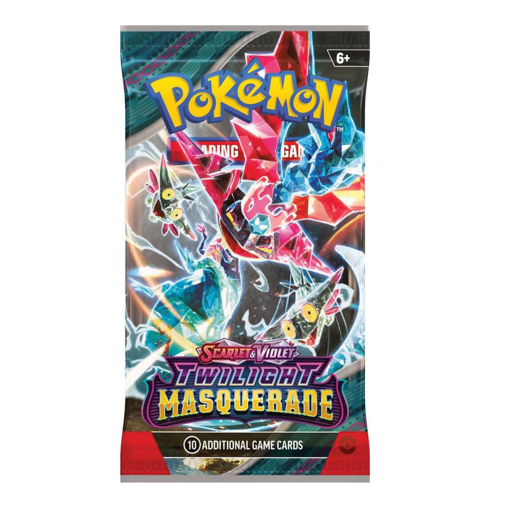 POKEMON TCG Scarlet & Violet Twilight Masquerade Single Booster Pack - Trading Card Games