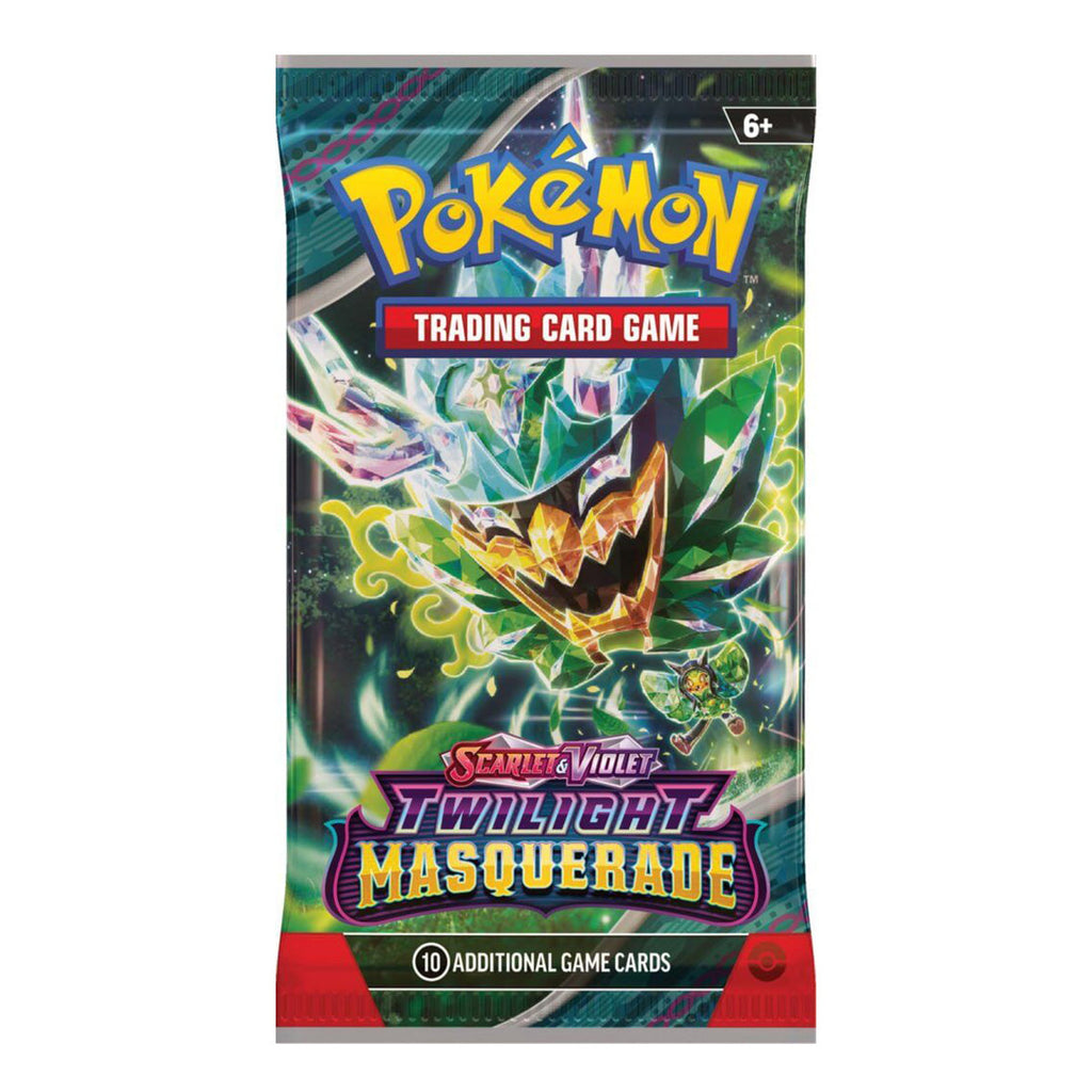 POKEMON TCG Scarlet & Violet Twilight Masquerade Single Booster Pack - Trading Card Games - 3