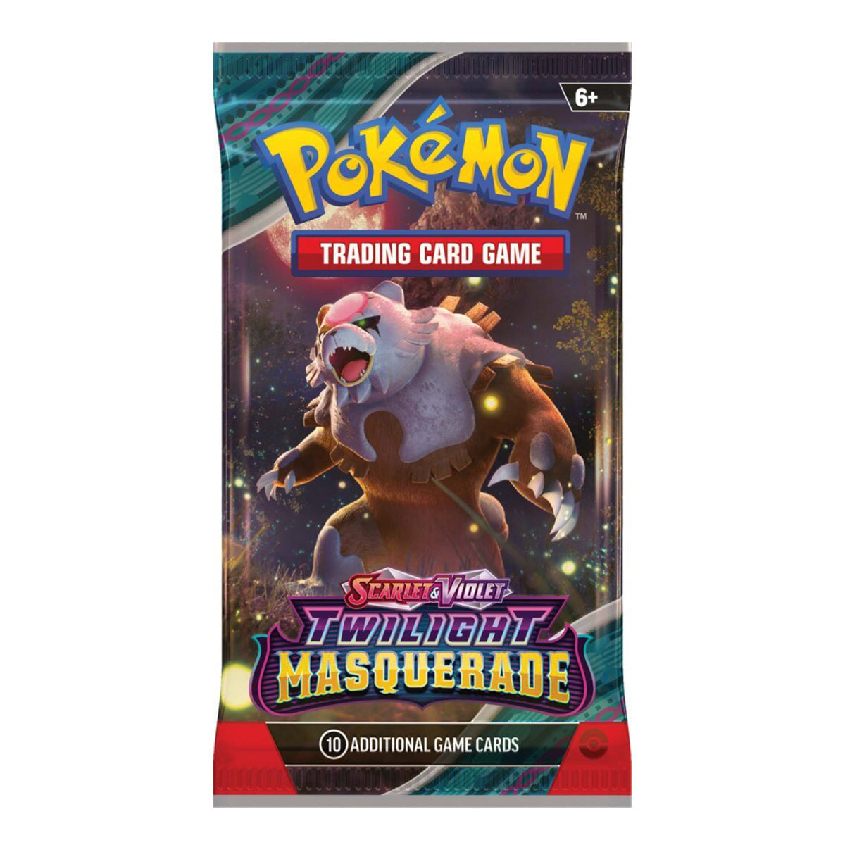 POKEMON TCG Scarlet & Violet Twilight Masquerade Single Booster Pack - Trading Card Games - 4