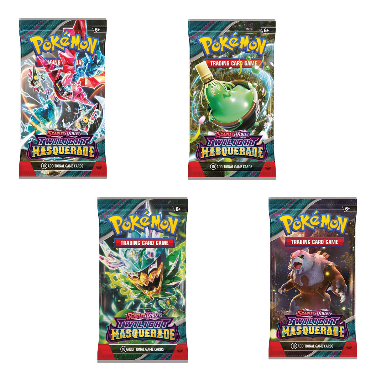 POKEMON TCG Scarlet & Violet Twilight Masquerade Single Booster Pack - Trading Card Games - 5
