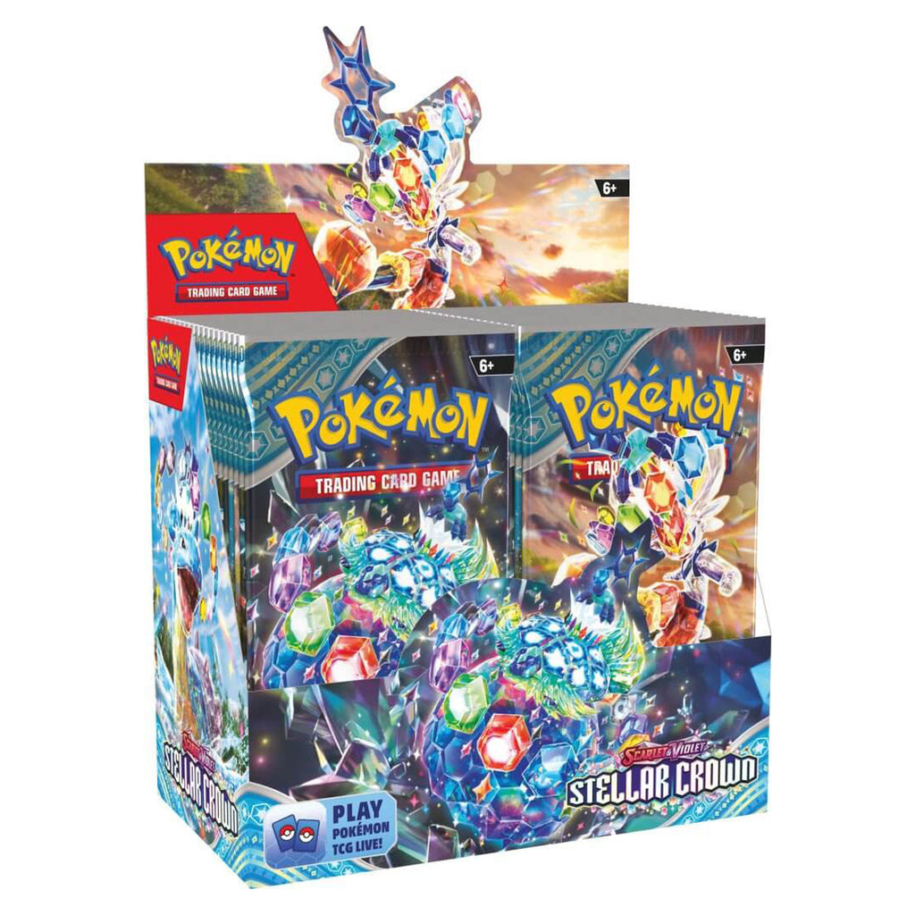 Scarlet & Violet Stellar Crown Booster Box POKEMON TCG - Trading Card Games