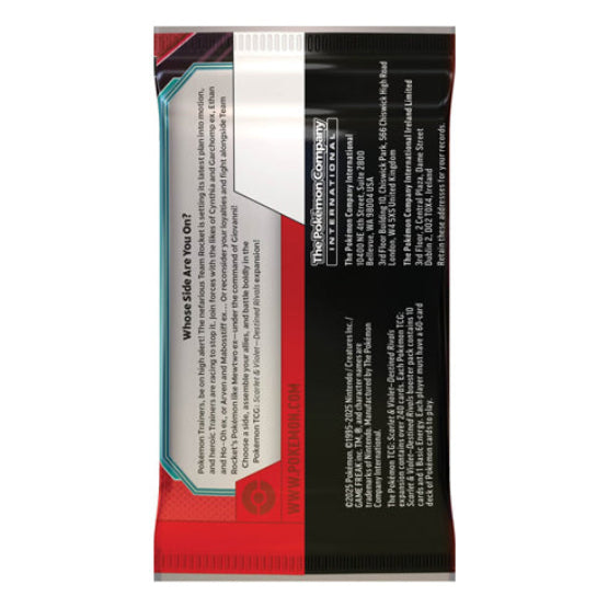 Scarlet & Violet Destined Rivals Single Booster Pack POKEMON TCG - Trading Card Games - 5