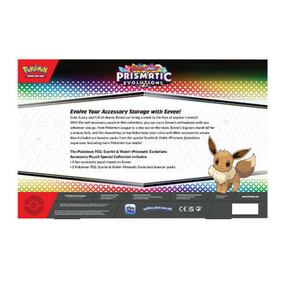 POKEMON TCG Scarlet & Violet Prismatic Evolutions Accessory Pouch - Trading Card Games - 4