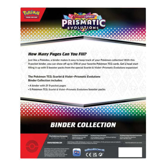 Scarlet & Violet Prismatic Evolutions Binder Collection POKEMON TCG - Trading Card Games - 4